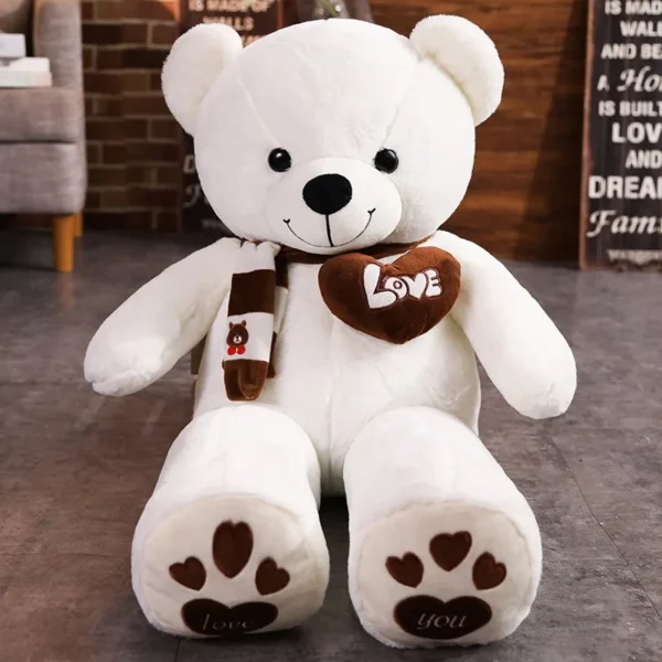 High Quality 4 Colors Teddy Bear With Scarf Stuffed Animals Bear Plush Toys Doll Pillow Kids Lovers Birthday Baby Gift - Image 3