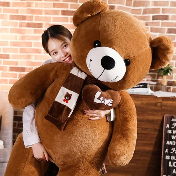 High Quality 4 Colors Teddy Bear With Scarf Stuffed Animals Bear Plush Toys Doll Pillow Kids Lovers Birthday Baby Gift - Image 6