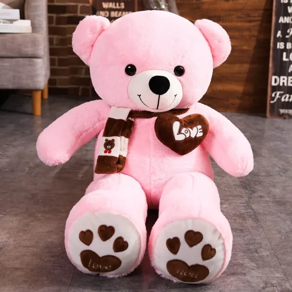 High Quality 4 Colors Teddy Bear With Scarf Stuffed Animals Bear Plush Toys Doll Pillow Kids Lovers Birthday Baby Gift - Image 4