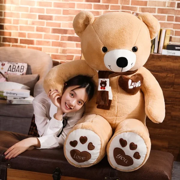 High Quality 4 Colors Teddy Bear With Scarf Stuffed Animals Bear Plush Toys Doll Pillow Kids Lovers Birthday Baby Gift - Image 2