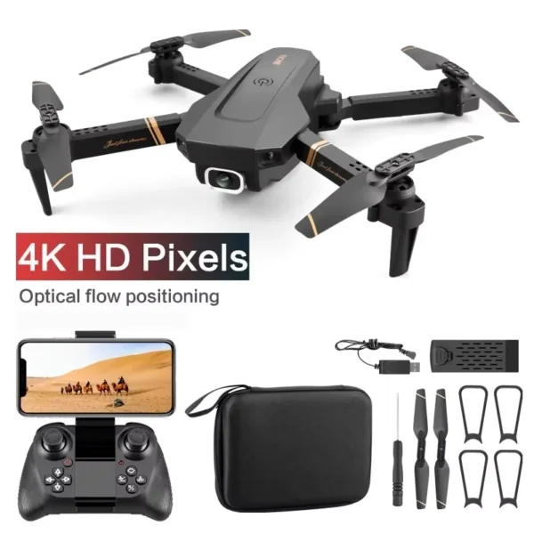 2024 V4 Drone 4K Professinal With 1080P Wide Angle HD Camera Foldable RC Helicopter WIFI FPV Height Hold Kids Gift Toys - Image 6