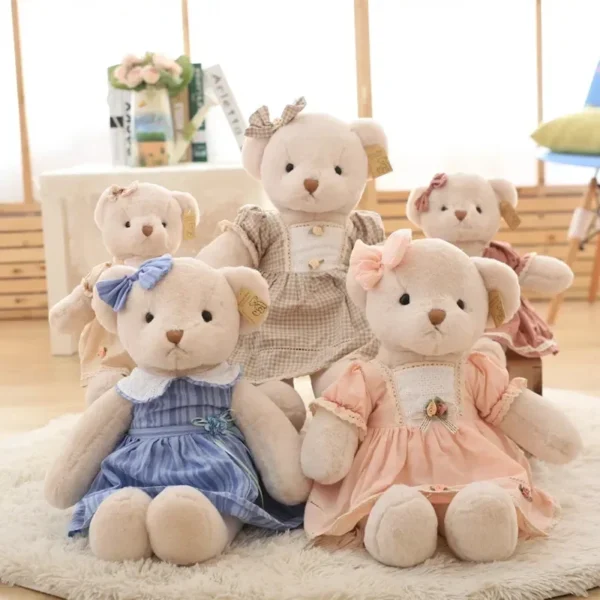 Cute Stuffed Teddy Bear In Skirt Lovely Princess Teddy Plush Children's Toy Kawaii Room Decor Christmas Gifts for Girlfriend - Image 2