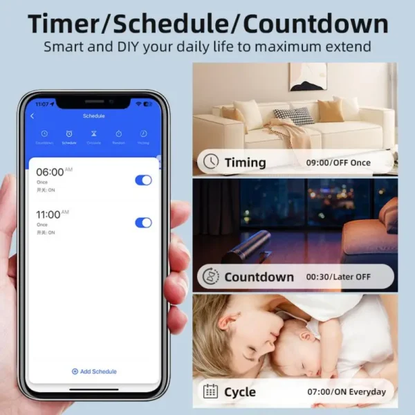 Wifi Time-saving Innovative User-friendly Smart Home Revolution Versatile Emerging Technology Energy-saving Wireless Plug Power - Image 2