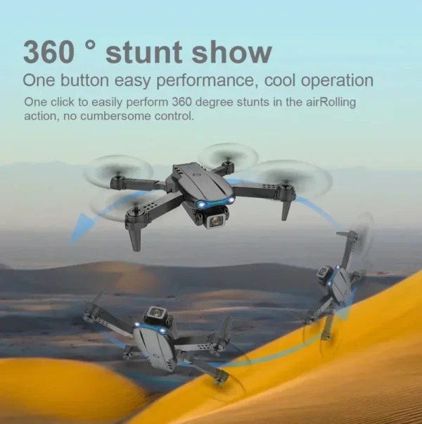 E99 Pro Drone Quadcopter Remote Control Handle Four Axis Aircraft HD 6K Photography UAV Altitude Fixation Helicopter Toys - Image 4