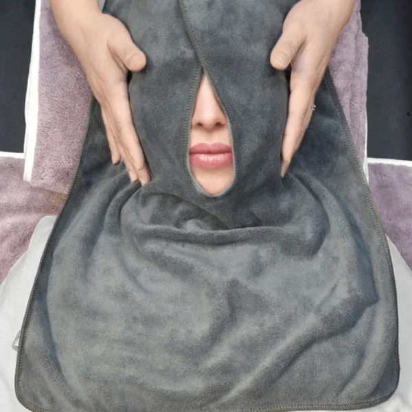 1PC Beauty Salon Skincare Massage Towel Microfiber SPA Facial Towel Esthetician U Shape Face Wrap Towels Face Skin Care Tools - Image 3