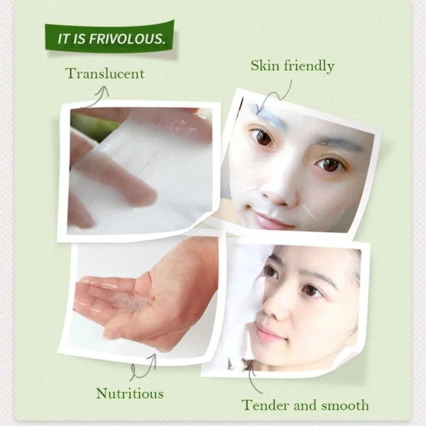 30pcs Natural Plant Facial Mask Moisturizing Oil Control Anti-Aging Fruit Aloe Korean Sheet Face Mask Beauty Skin Care Prodcuts - Image 6