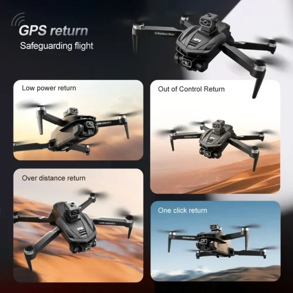 For Xiaomi V168 Drone 8K 5G GPS Professional HD Aerial Photography Dual-Camera Omnidirectional Obstacle Avoidance Drone Original - Image 5