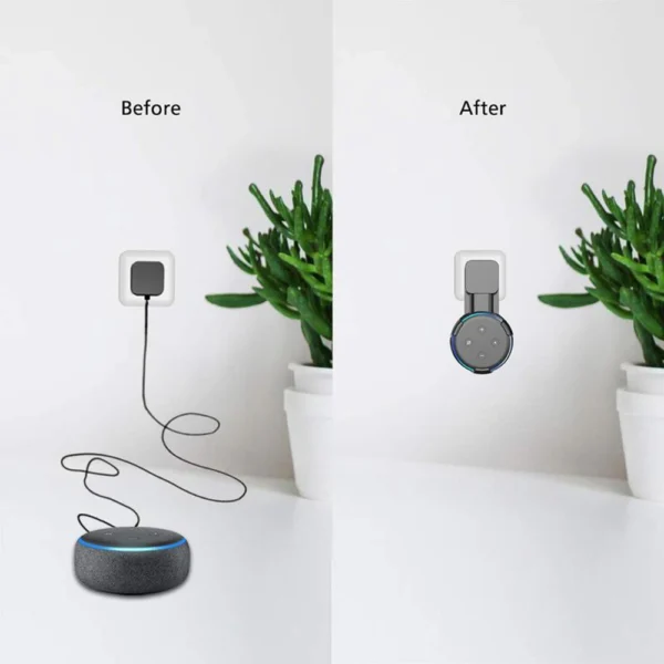 Alexa Echo Dot 3 Maximize Space Functional Space-efficient Holder For Alexa Speaker Wireless Technology Next-generation Hanger - Image 4