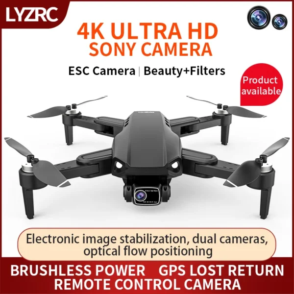 LYZRC L900 PRO SE GPS Drone 4K Professional HD Dual Camera Dron Brushless Motor 5G WIFI FPV Foldable RC Quadcopter Helicopter - Image 5