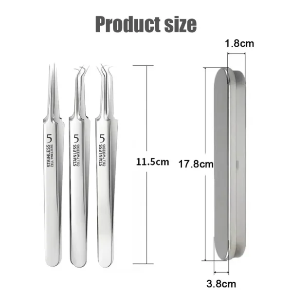 Ultra-fine Cell Pimples Blackhead Clip Tweezers Beauty Salon Remover Acne Needle Blackhead Deep Cleaner Clip Face Skin Care Tool - Image 6