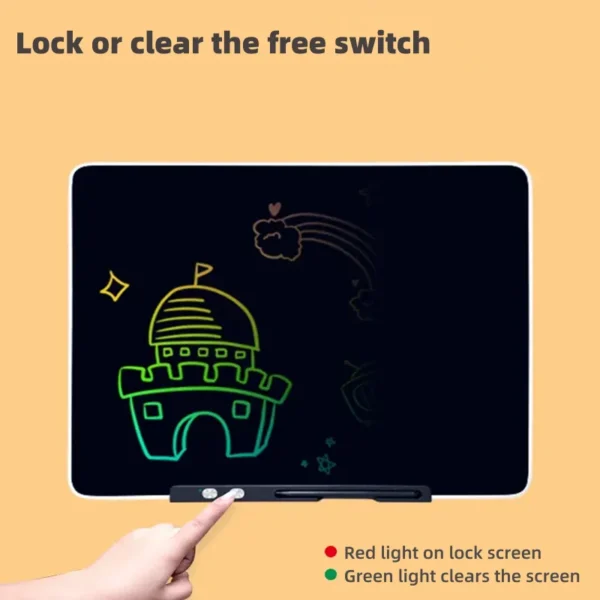 13/16/20 inch Rechargeable LCD Writing Tablet Kids Graffiti Sketchpad Toys Drawing Board Handwriting Black board Child Toy Gift - Image 3