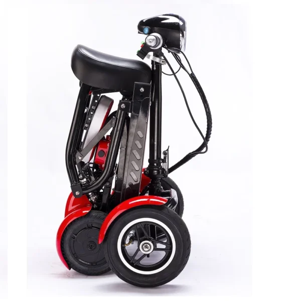 enhance foldable perfect travel transformer 4 wheel electric folding mobility scooter convenient for elderly travel - Image 5