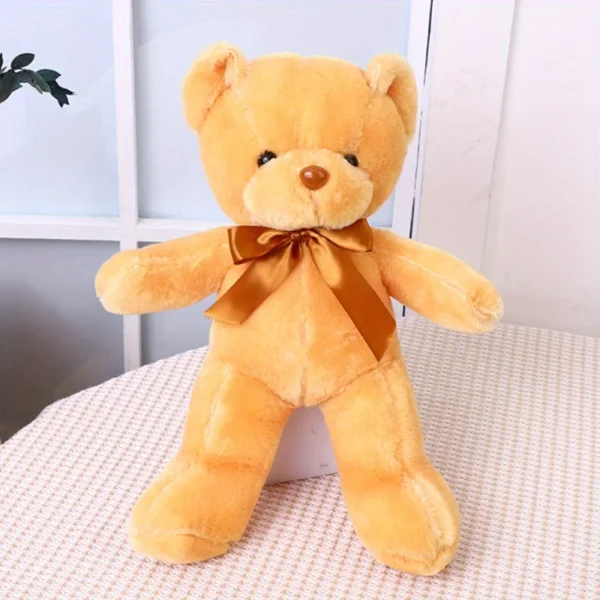 Multicolored Ribbon Teddy Bear Plush Toy Doll Soft Animal Dolls Birthday Party Wedding Decoration Christmas Thanksgiving Gift - Image 4