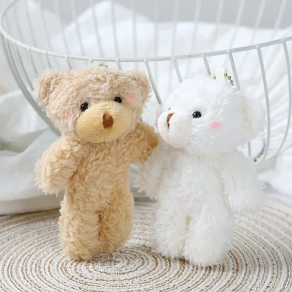 12cm Cute Blush Teddy Bear Plush Toys Cartoon Rabbit Bunny Animal Plush Stuffed Dolls Keychain Pendant Girl Small Gift Wholesale - Image 4