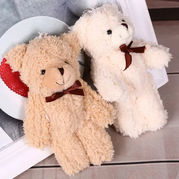 New Joint Teddy Bears Stuffed High Quality Plush Soft Brand New Mini 14CM Bear Plush Pendant Gifts Christmas Wedding Gift - Image 2