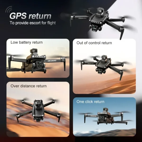 Xiaomi Mijia V198GPS Drone 4K Profesional FPV Brushless Laser obstacle avoidance Aerial Optical Foldable Quadcopter Mini 8K Dron - Image 4