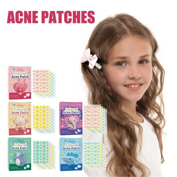 144PCS Star Pimple Patch Acne Colorful Invisible Acne Removal Skin Care Stickers Concealer Face Spot Beauty Makeup Tools - Image 2