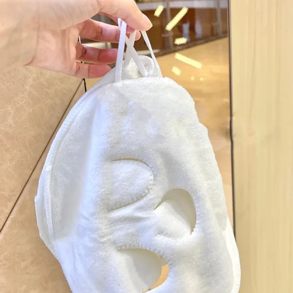 Skin Care Mask Cotton Hot Compress Towel Wet Compress Steamed Face Towel Opens Skin Pore Clean Hot Compress - Image 5