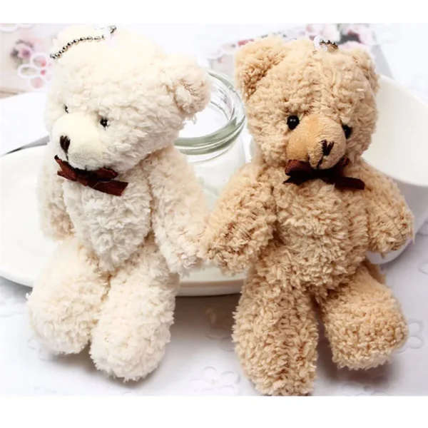 New Joint Teddy Bears Stuffed High Quality Plush Soft Brand New Mini 14CM Bear Plush Pendant Gifts Christmas Wedding Gift