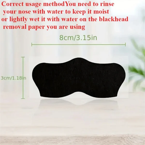 50/100PCS Unisex Blackhead Remove Mask Nasal Strips Shrink Cleansing Pore Nose Black Head Remove Stickers Skin Care Mask Patch - Image 2