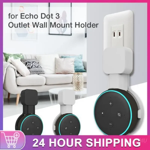 Alexa Echo Dot 3 Maximize Space Functional Space-efficient Holder For Alexa Speaker Wireless Technology Next-generation Hanger