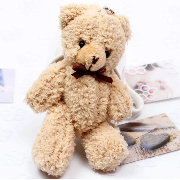 New Joint Teddy Bears Stuffed High Quality Plush Soft Brand New Mini 14CM Bear Plush Pendant Gifts Christmas Wedding Gift - Image 4