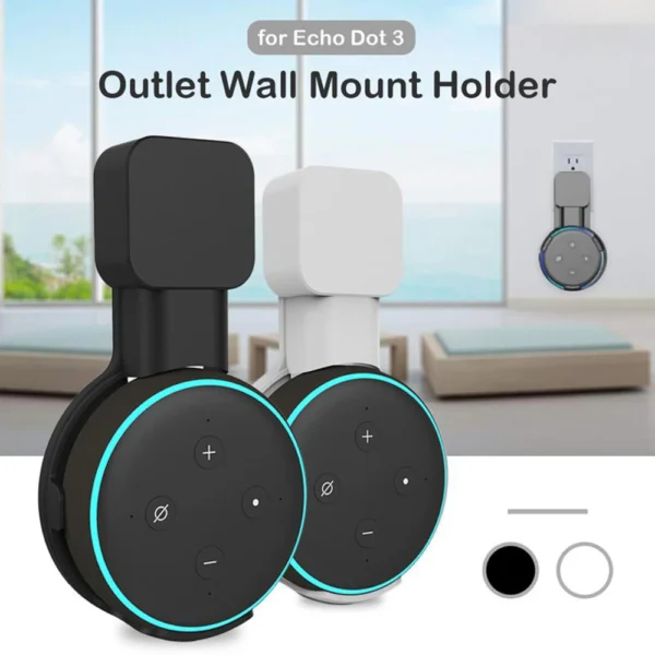 Alexa Echo Dot 3 Maximize Space Functional Space-efficient Holder For Alexa Speaker Wireless Technology Next-generation Hanger - Image 3