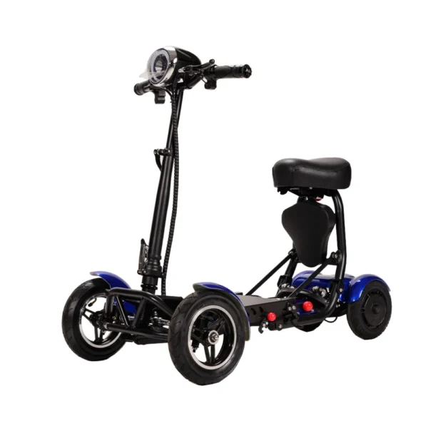 enhance foldable perfect travel transformer 4 wheel electric folding mobility scooter convenient for elderly travel - Image 3