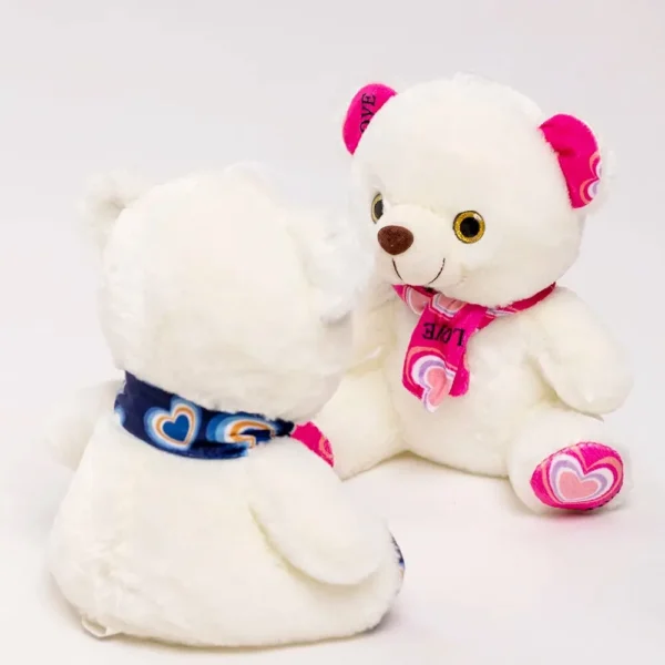 Cute Bear Plush Toy 20cm Stuffed Animals Teddy Bear with Scarf Soft Doll Kids Toys Birthday Gift - Image 2