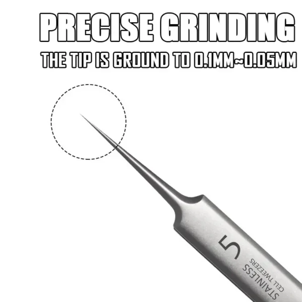 Ultra-fine Cell Pimples Blackhead Clip Tweezers Beauty Salon Remover Acne Needle Blackhead Deep Cleaner Clip Face Skin Care Tool - Image 5