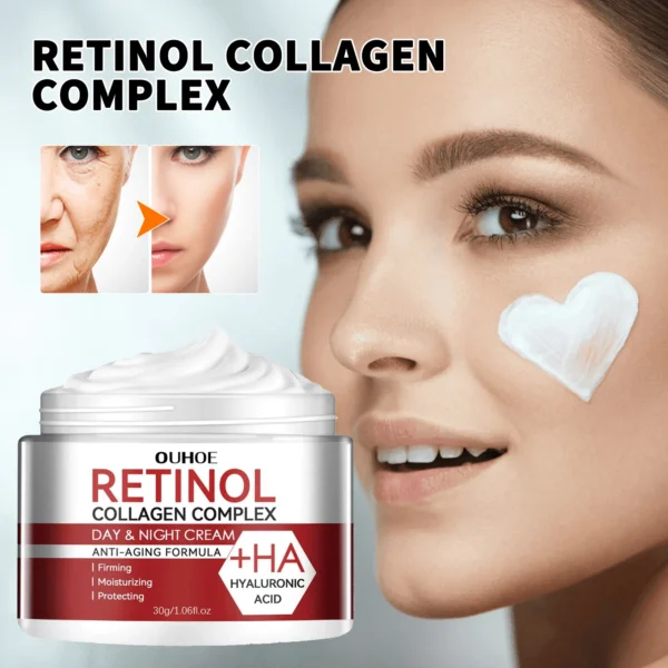 Retinol Moisturizer Face Cream Repairing Moisturizing Nourishing Cream Brightening Skin Facial Cream Anti-Aging Face Skin Care - Image 2