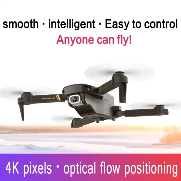 2024 V4 Drone 4K Professinal With 1080P Wide Angle HD Camera Foldable RC Helicopter WIFI FPV Height Hold Kids Gift Toys - Image 5