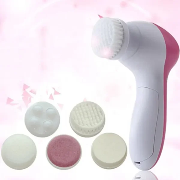 Electric Facial Cleaner 5 IN 1 Face Cleansing Brush Wash Machine Spa Skin Care Massager Blackhead Cleaning Facial Cleanser Tools - Image 6