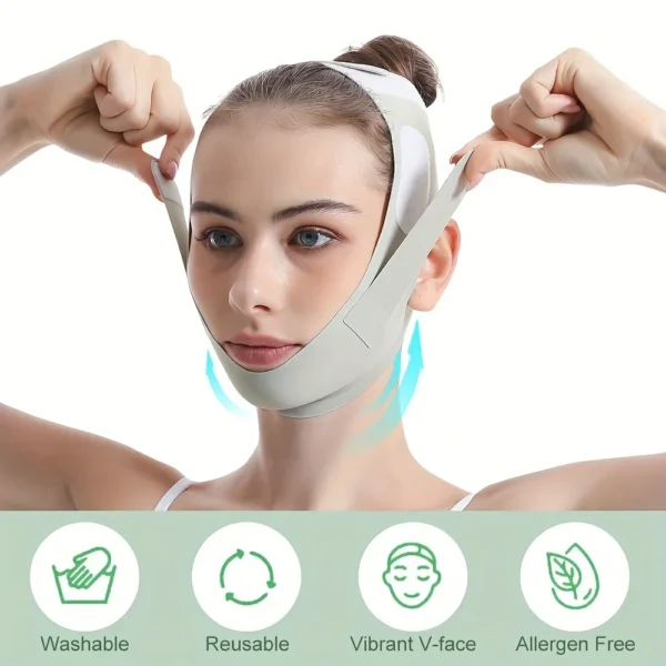 Reusable Face Slimming Bandage V Line Face Shaper Women Chin Cheek Lift Up Belt Facial Massage Strap Face Skin Care Beauty Tools - Image 2